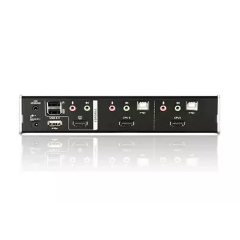 ATEN Διακόπτης KVM 2-Port USB HDMI με Ήχο & Hub USB 2.0 (περιλαμβάνονται καλώδια KVM)