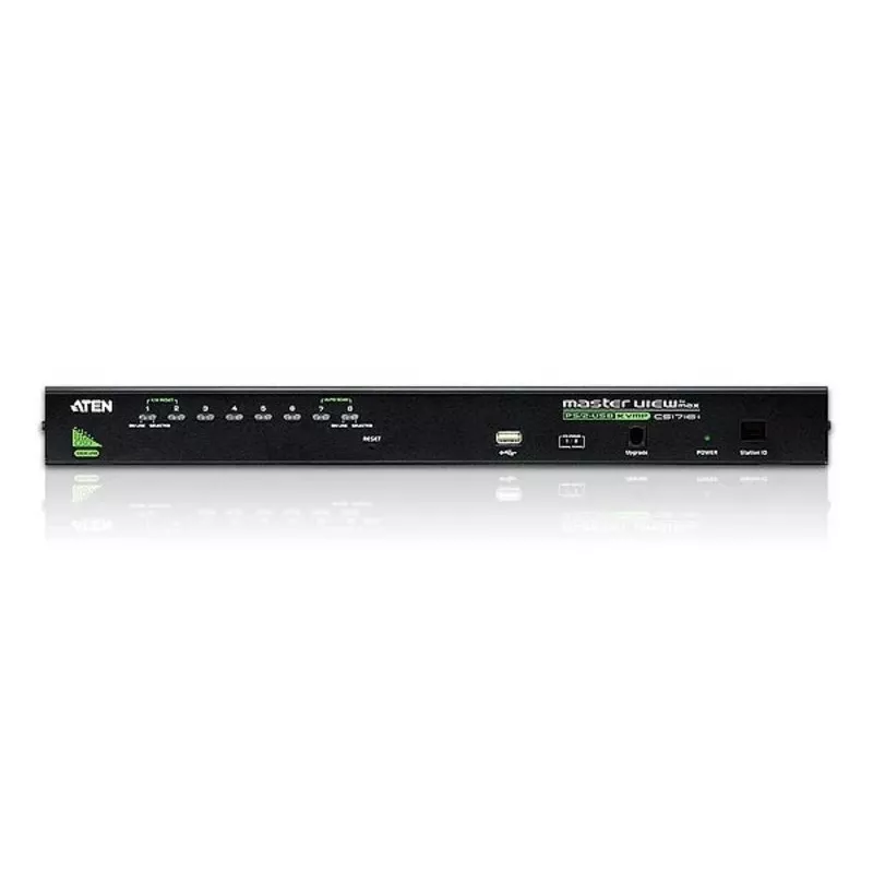 ATEN 8-Port USB - PS/2 VGA KVM Switch με θύρα περιφερειακών USB