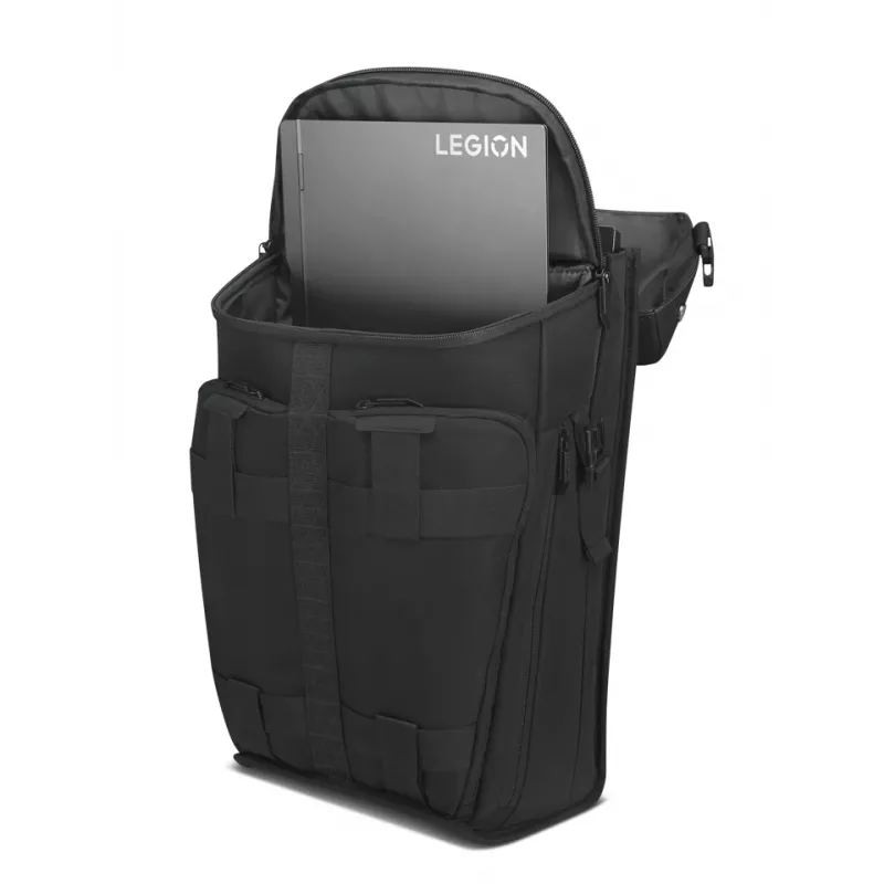 Σακίδιο πλάτης Lenovo Legion Active GX41C86982 — πολυεστέρας, μαύρο, κατάλληλο για έως 17 inch (310×190×460 mm)