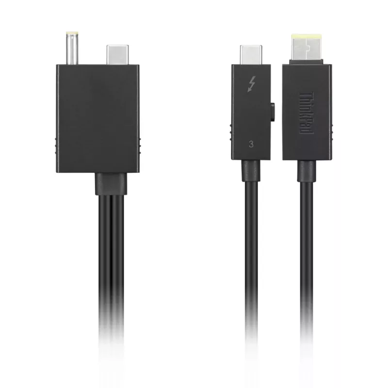 Lenovo 4X91K16970 καλώδιο Thunderbolt 0,7 m 40 Gbit/s μαύρο