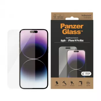Προστασία οθόνης PanzerGlass Apple iPhone 14 Pro Max Classic Fit ανθεκτική σε γρατσουνιές και κρούσεις