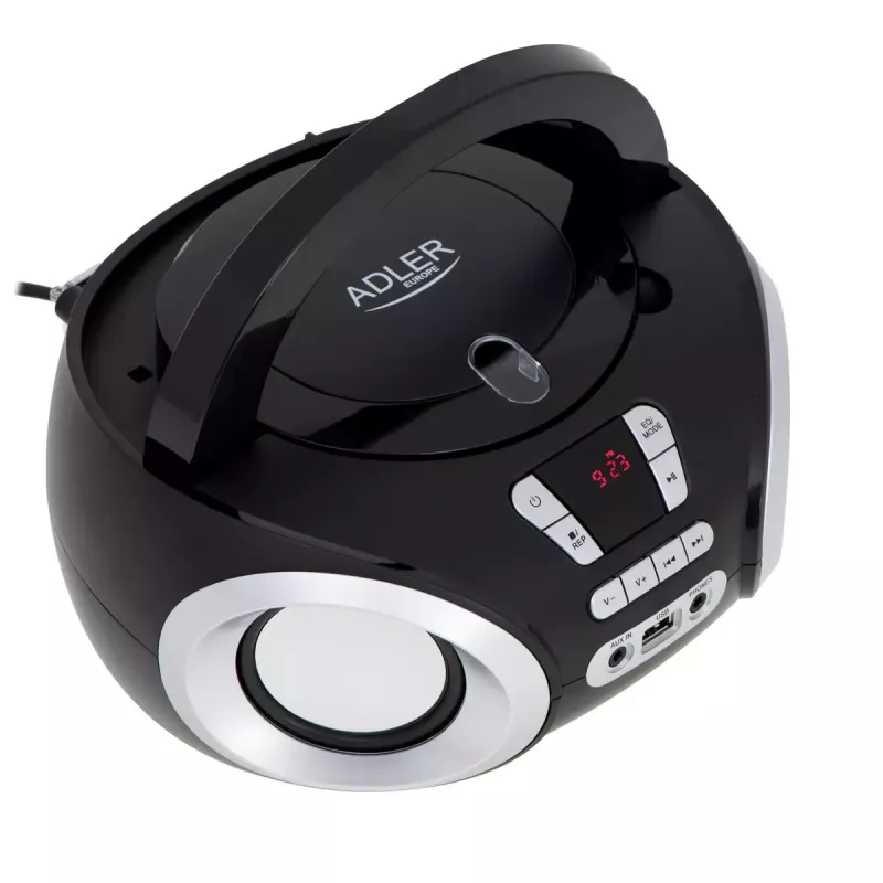 Φορητό CD player Adler AD 1181 μαύρο ασημί