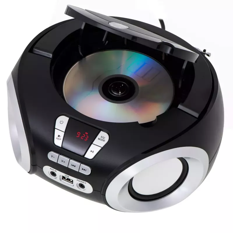 Φορητό CD player Adler AD 1181 μαύρο ασημί