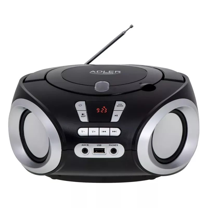 Φορητό CD player Adler AD 1181 μαύρο ασημί