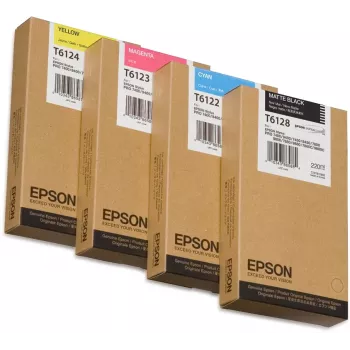 Epson ατομική συσκευασία κίτρινο T612400 220 ml, κίτρινο, μελάνι pigment, 220 ml, 1 τεμ.