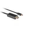 LANBERG καλώδιο USB-C(m) -HDMI(m) 1m 4K 60Hz μαύρο