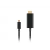 LANBERG καλώδιο USB-C(m) -HDMI(m) 1m 4K 60Hz μαύρο