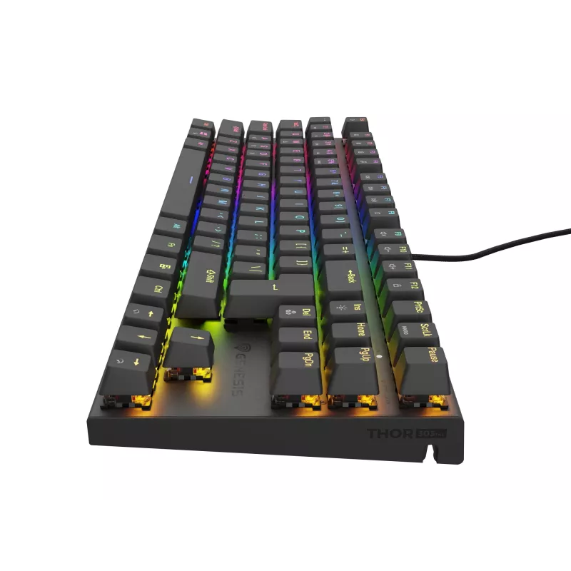GENESIS Thor 303 TKL πληκτρολόγιο gaming USB QWERTY μαύρο RGB LED