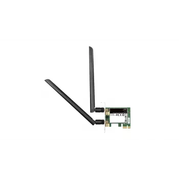 D-Link DWA-582 Wireless AC1200 κάρτα δικτύου PCIe διπλής ζώνης για επιτραπέζιο, Wi-Fi 802.11n/ac, 867 Mbit/s στα 5 GHz + 300 Mbit/s στα 2,4 GHz