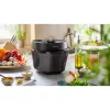 Ηλεκτρική χύτρα ταχύτητας Philips HD2151/40 — 5 L, 1000 W, 34 αυτόματα προγράμματα, μαύρη