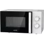Φούρνος μικροκυμάτων Gorenje 740248 — 800 W, 20 l, λευκός, 5 βαθμίδες ισχύος, 270 mm περιστρεφόμενος δίσκος
