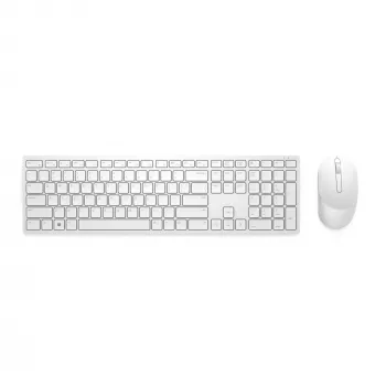 DELL Pro πληκτρολόγιο και ποντίκι - KM5221W - US International (QWERTY) - λευκό