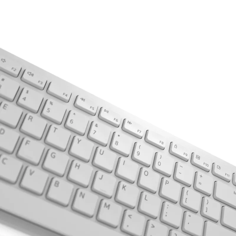Πληκτρολόγιο και ποντίκι Dell KM5221W Pro Wireless σετ λευκό 2,4 GHz