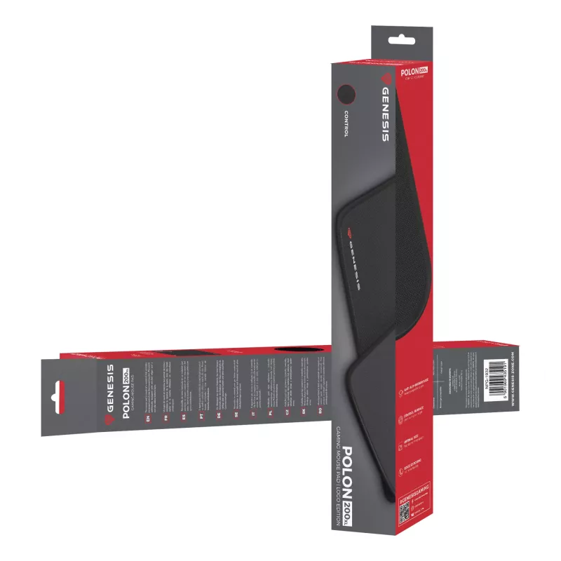 GENESIS Polon 200 XL Gaming mousepad μαύρο