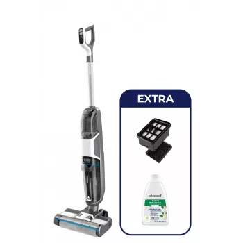 Bissell CrossWave HF3 Cordless Select κάθετη ηλεκτρική σκούπα μπαταρίας υγρών & στερεών χωρίς σακούλα 0 L 255 W γκρι, λευκό