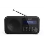 Sharp DR-P420(BK) Tokyo φορητό ψηφιακό ραδιόφωνο, φορητό, ψηφιακό, DAB, DAB+, FM, Auto-Scan, Auto-Tuning, 2 W, AAC