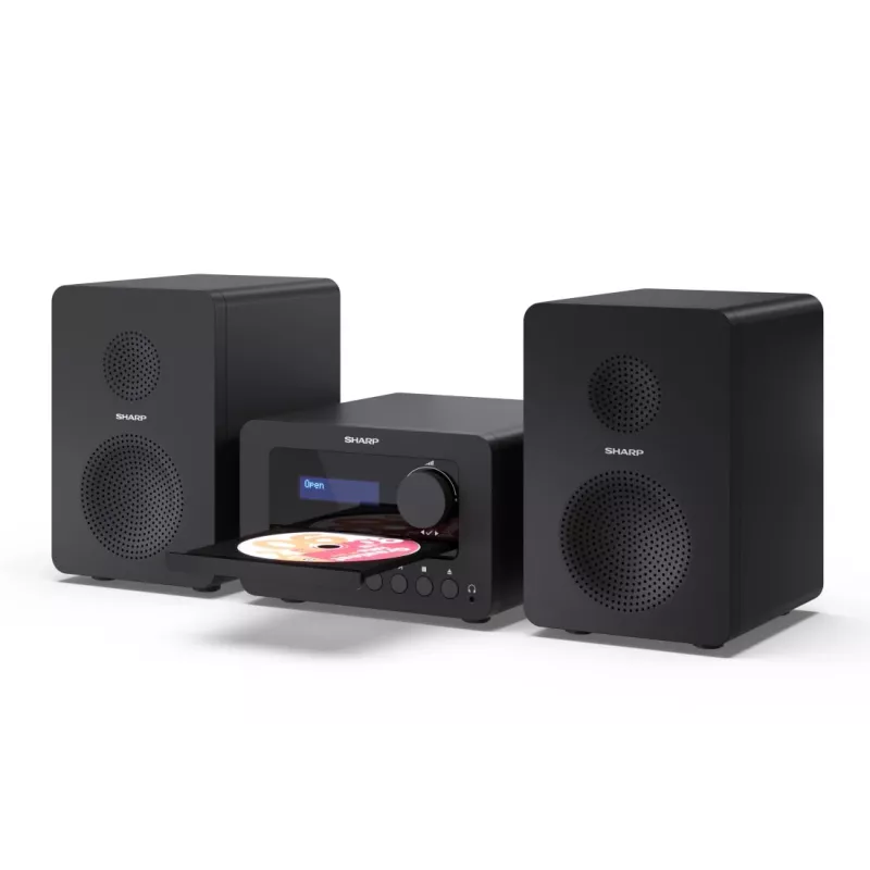 Sharp TOKYO DAB+ HI-FI Micro System μικροσύστημα ήχου σπιτιού 40 W μαύρο