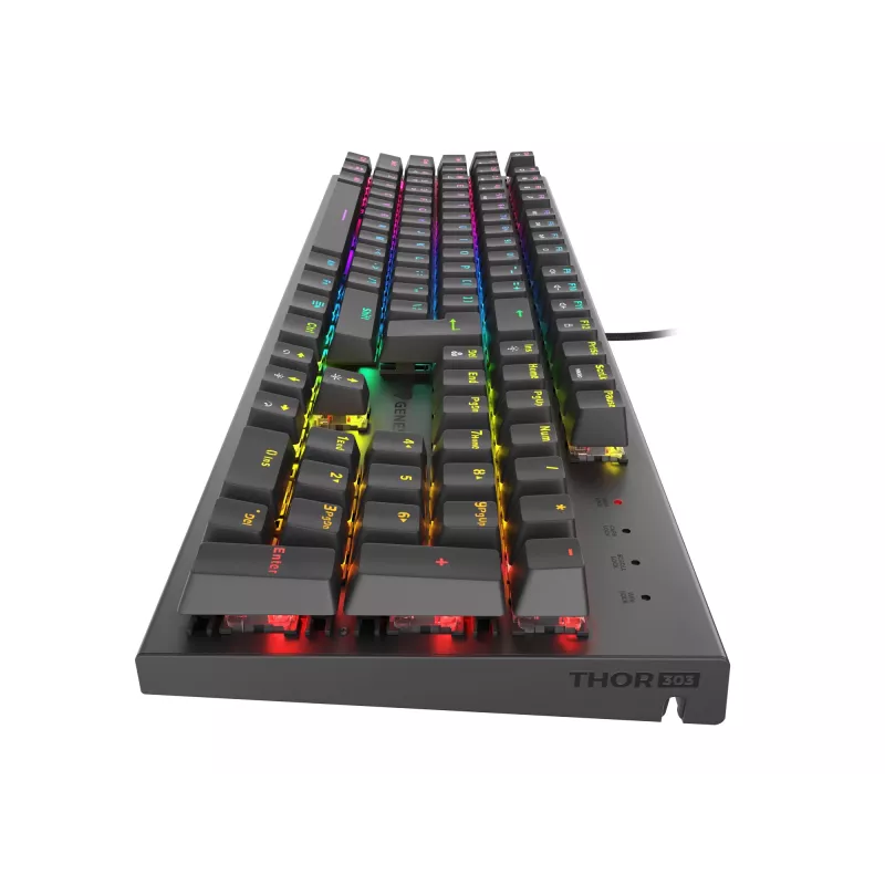 GENESIS Thor 303 πληκτρολόγιο gaming USB QWERTY US International μαύρο