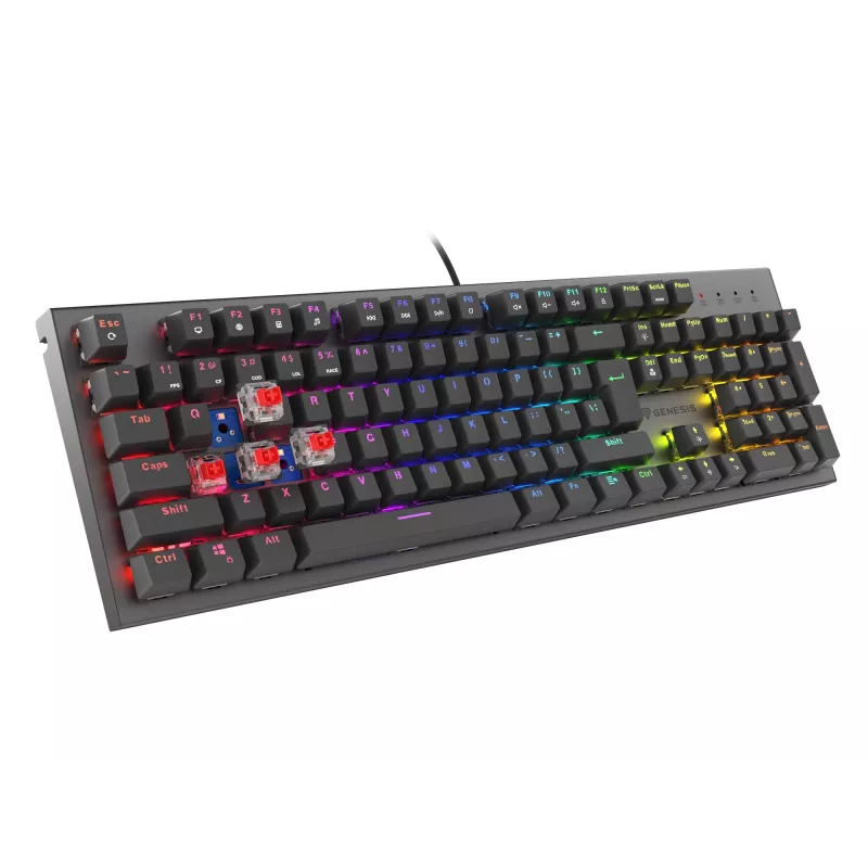 GENESIS Thor 303 πληκτρολόγιο gaming USB QWERTY US International μαύρο
