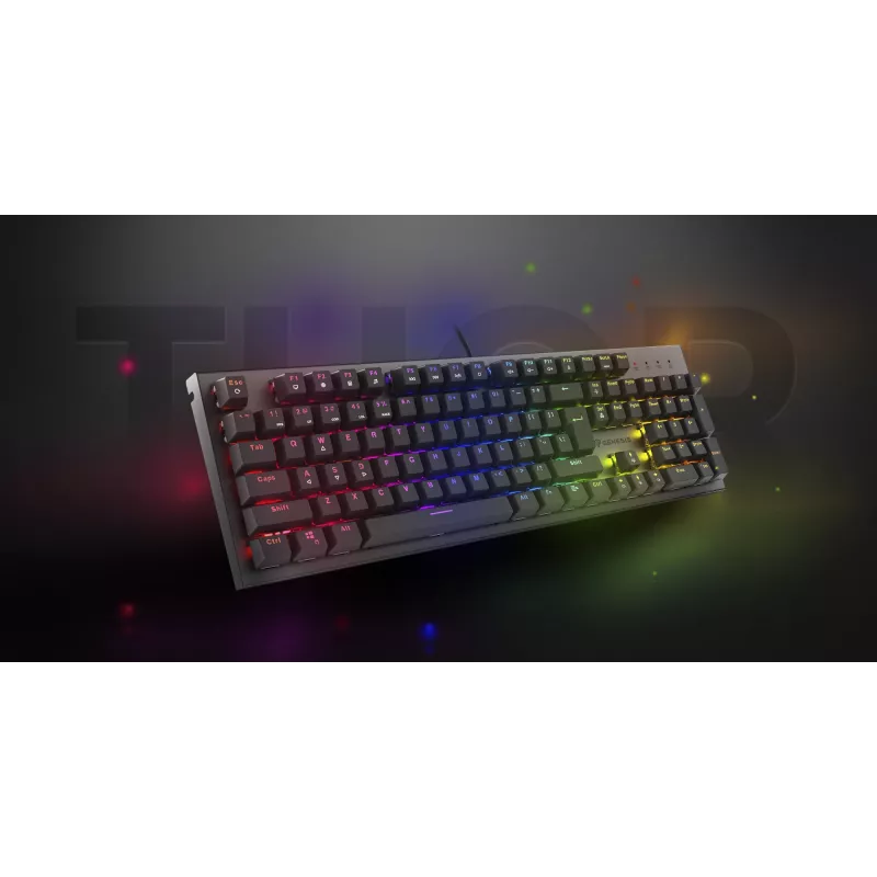 GENESIS Thor 303 πληκτρολόγιο gaming USB QWERTY US International μαύρο