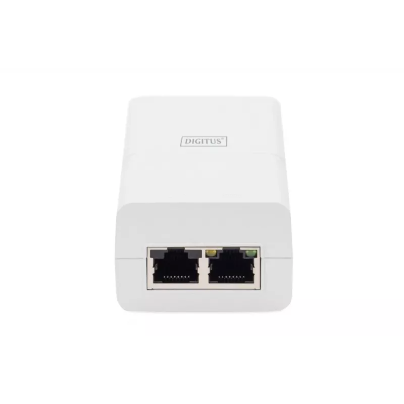 DIGITUS Gigabit Ethernet PoE+ Injector 802.3at, 30 W, μικρό κουτί, λευκό