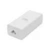 DIGITUS Gigabit Ethernet PoE+ Injector 802.3at, 30 W, μικρό κουτί, λευκό
