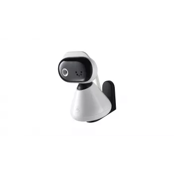 Motorola PIP1500 βίντεο baby monitor, έγχρωμη οθόνη 5 ιντσών, 480 x 272, FHSS, εμβέλεια 300 m, αμφίδρομη επικοινωνία, υπέρυθρη νυχτερινή όραση, παρακολούθηση θερμοκρασίας δωματίου, λευκό/μαύρο