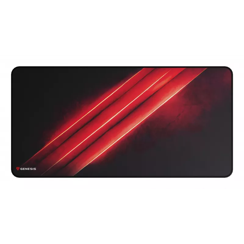 GENESIS Carbon 500 Maxi Flash G2 Gaming-Mauspad Μαύρο, Κόκκινο