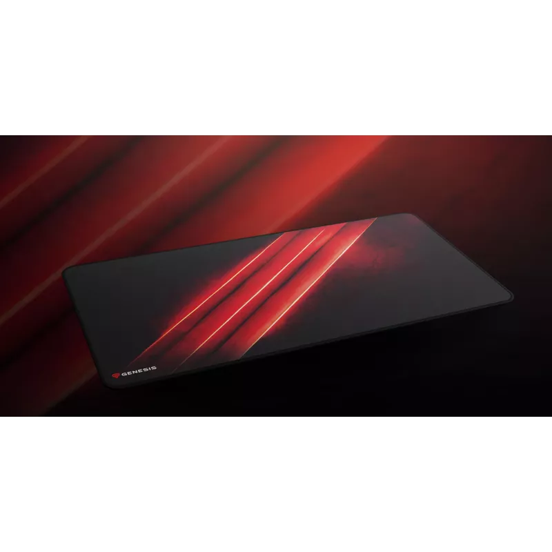 GENESIS Carbon 500 Maxi Flash G2 Gaming-Mauspad Μαύρο, Κόκκινο