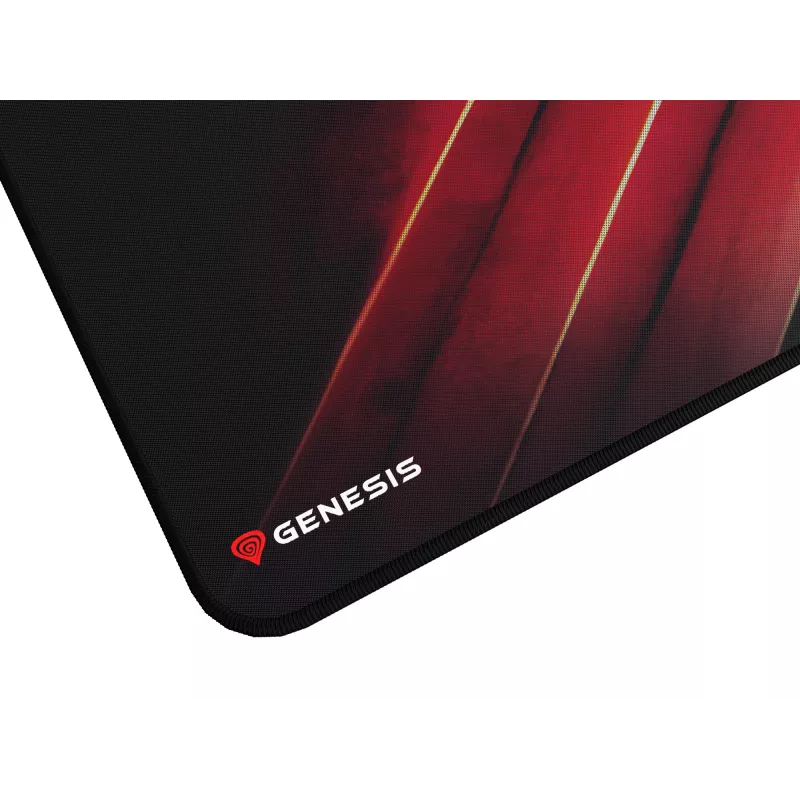 GENESIS Carbon 500 Maxi Flash G2 Gaming-Mauspad Μαύρο, Κόκκινο