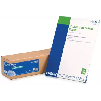Epson Enhanced Matte Paper, 24 ίντσες x 30,5 m, 189g/m², 30,5 m, 60,9 cm, 61 cm (24 ίντσες), Ματ, 265 µm, 189 g/m²