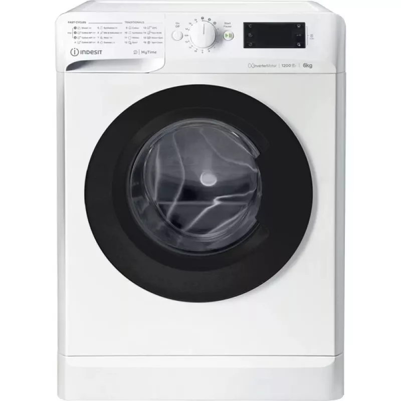 Indesit MTWSE 61294 WK EE Πλυντήριο ρούχων Frontlader 6 kg 1151 U/min Λευκό