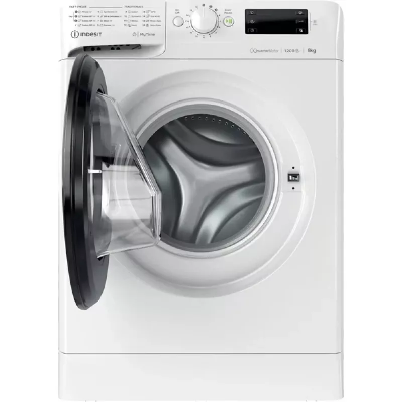 Indesit MTWSE 61294 WK EE Πλυντήριο ρούχων Frontlader 6 kg 1151 U/min Λευκό