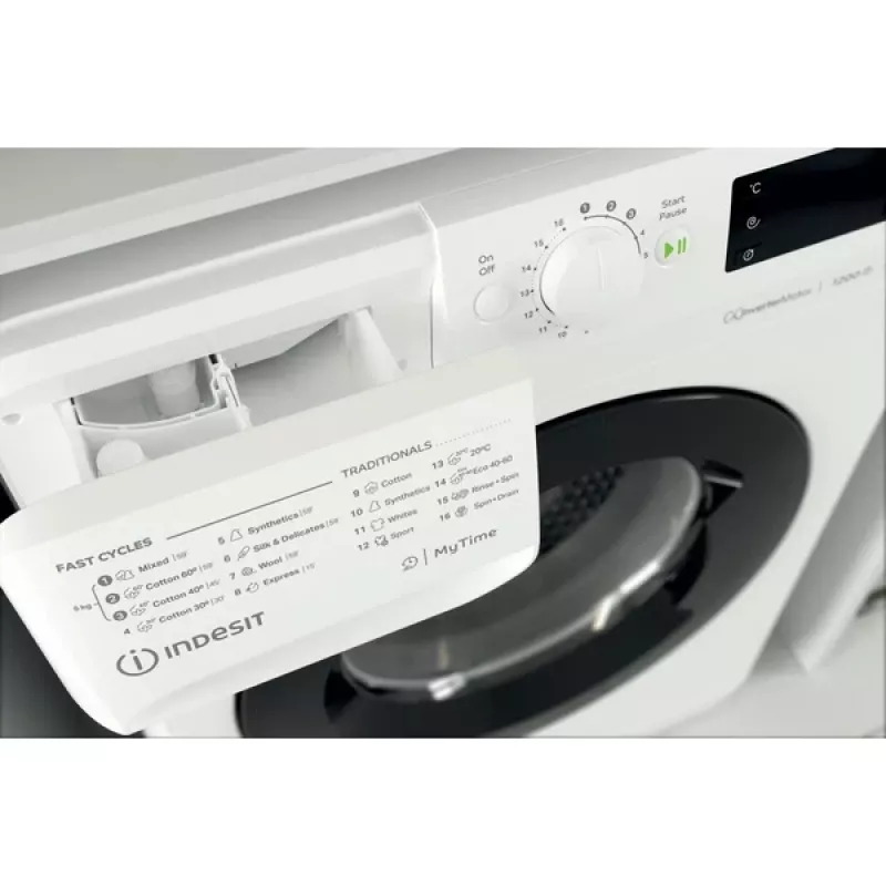 Indesit MTWSE 61294 WK EE Πλυντήριο ρούχων Frontlader 6 kg 1151 U/min Λευκό