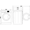 Indesit MTWSE 61294 WK EE Πλυντήριο ρούχων Frontlader 6 kg 1151 U/min Λευκό