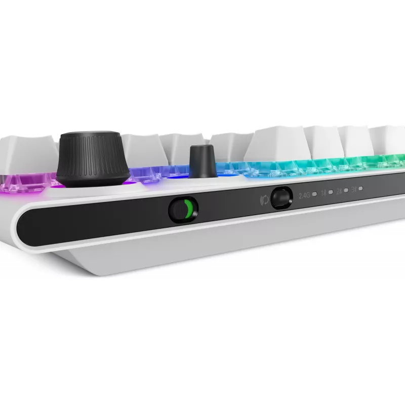 Alienware Tri-Mode AW920K Πληκτρολόγιο Gaming USB + RF Wireless + Bluetooth Λευκό