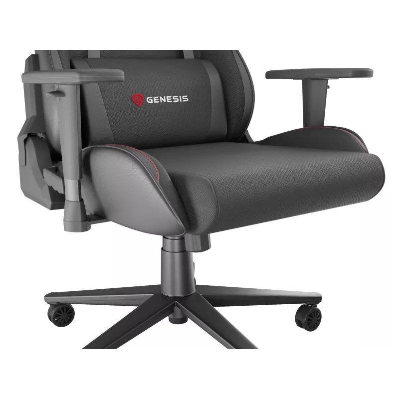 GENESIS Nitro 550 G2 Universal Gaming Chair Επενδεδυμένο κάθισμα Μαύρο