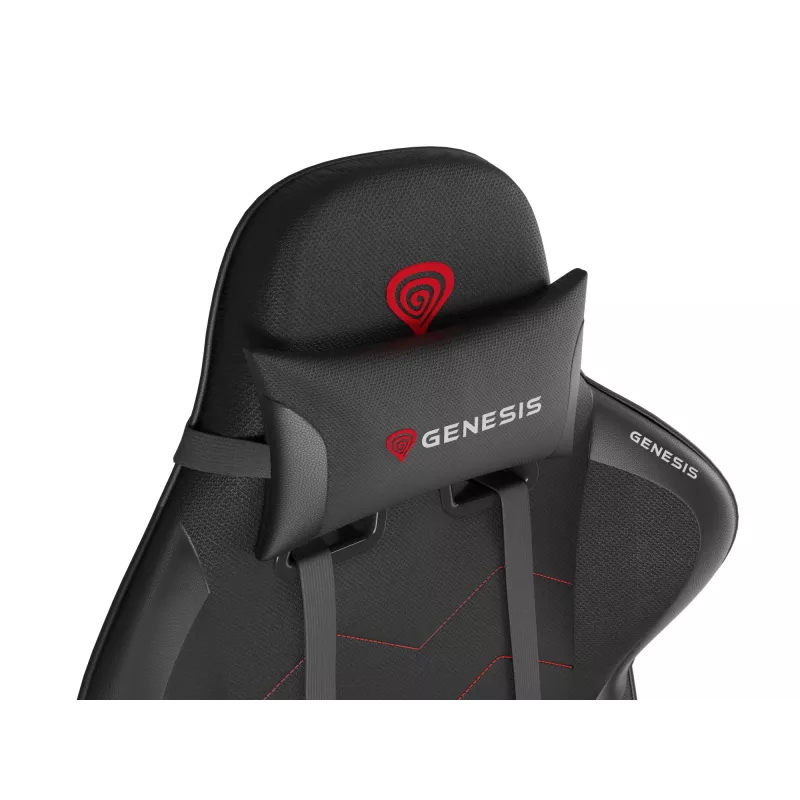 GENESIS Nitro 550 G2 Universal Gaming Chair Επενδεδυμένο κάθισμα Μαύρο