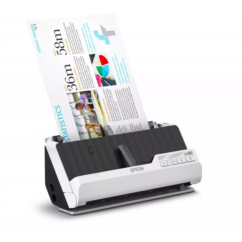 Epson DS-C490 ADF + σαρωτής εισόδου 600 x 600 DPI A4 μαύρο, λευκό