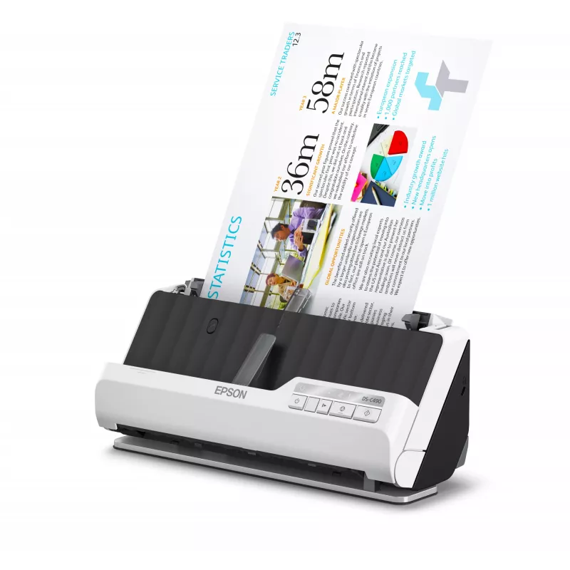 Epson DS-C490 ADF + σαρωτής εισόδου 600 x 600 DPI A4 μαύρο, λευκό