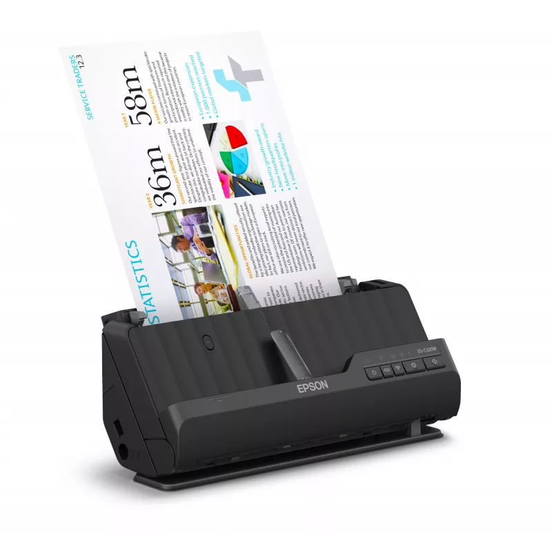 Epson ES-C320W ADF + σαρωτής εισόδου 600 x 600 DPI A4 μαύρο