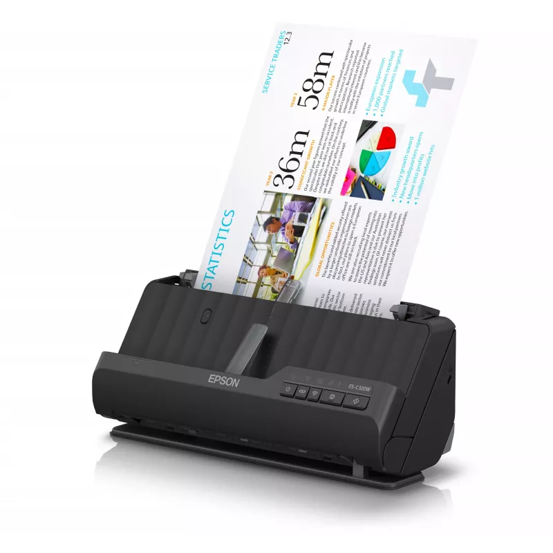 Epson ES-C320W ADF + σαρωτής εισόδου 600 x 600 DPI A4 μαύρο