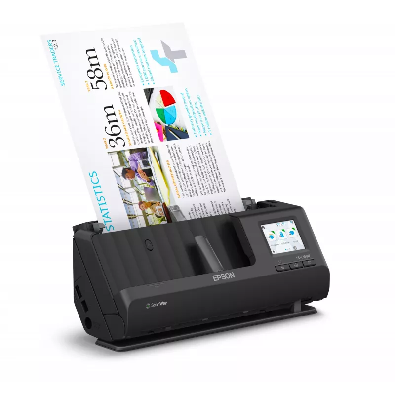 Epson ES-C380W ADF + σαρωτής εισόδου 600 x 600 DPI A4 μαύρο
