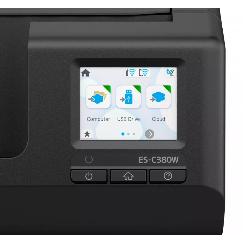 Epson ES-C380W ADF + σαρωτής εισόδου 600 x 600 DPI A4 μαύρο