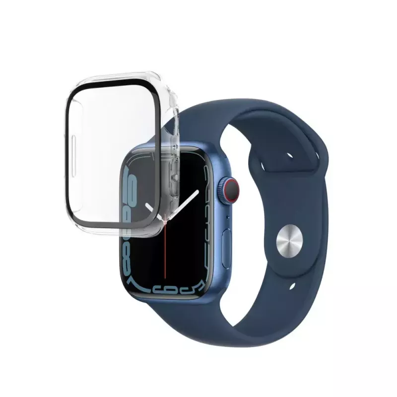 FIXED προστατευτική μεμβράνη για Apple Watch 45mm Series 8 – πολυανθρακικό διαφανές πλήρης κάλυψη οθόνης