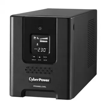 CyberPower PR3000ELCDSL USV αδιάλειπτη παροχή ισχύος Line-Interactive 3 kVA 2700 W 9 υποδοχές AC