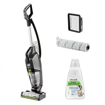 Bissell CrossWave HydroSteam PET Select Κάθετη ηλεκτρική σκούπα AC Στεγνού&υγρού καθαρισμού Χωρίς σακούλα 0 L 1100 W Γκρι