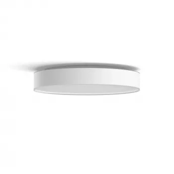 Philips Hue White ambience Enrave μεγάλο φωτιστικό οροφής, έξυπνο φωτιστικό οροφής, Bluetooth, λευκό, LED, μέταλλο, μη αντικαταστάσιμες λυχνίες