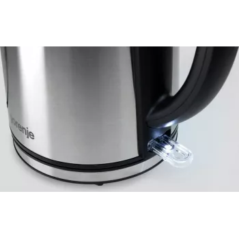 Gorenje K15DWS Βραστήρας 1,5 l 2200 W Μαύρο, Ανοξείδωτο ατσάλι