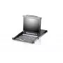 ATEN Διακόπτης KVM LCD 17 ιντσών 8 θυρών (USB - PS/2 VGA) με θύρα περιφερειακών USB